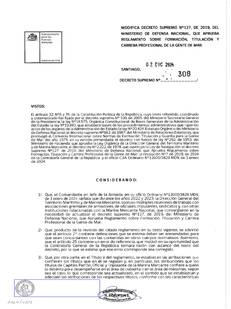 DS 127 | PDF | Justicia | Crimen y violencia