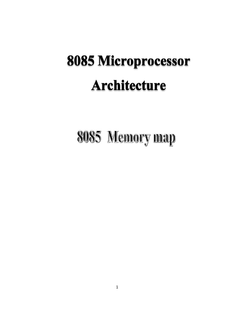 Memory Map Lesson_4 | PDF | Bit | Computer Memory