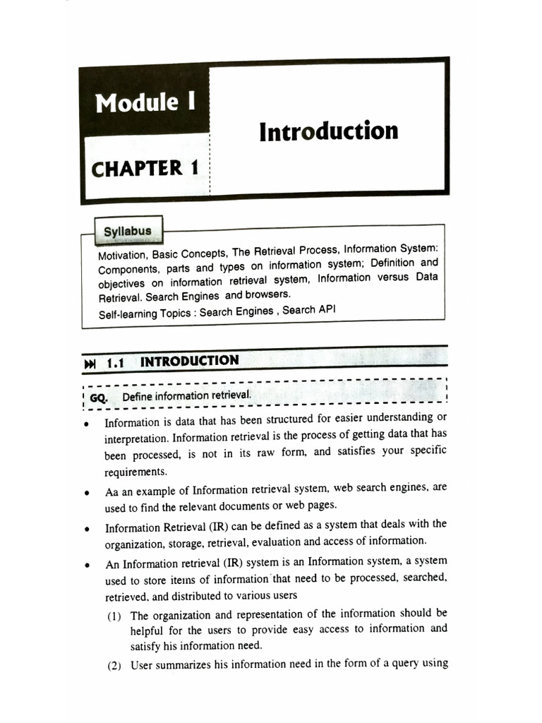 Introduction to Information Retrieval Systems | PDF | Information ...
