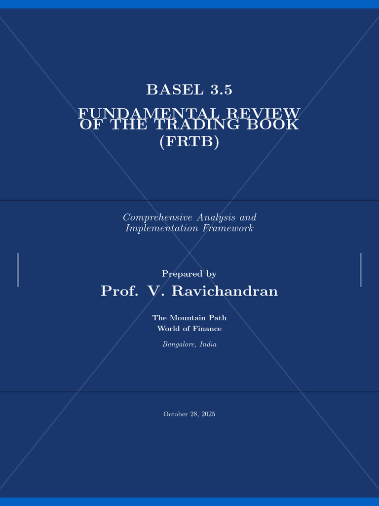 Basel 3.5 FRTB Implementation Guide | PDF | Greeks (Finance ...