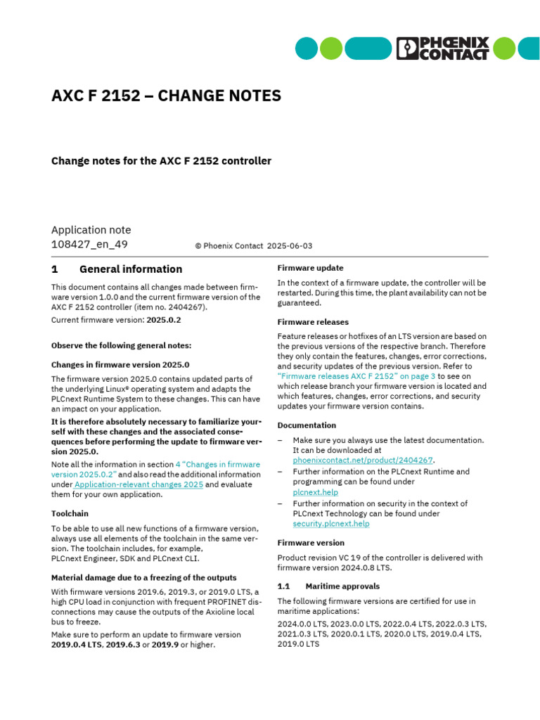 ah_en_axc_f_2152_change_notes_108427_en_49 | PDF | Programmable Logic ...