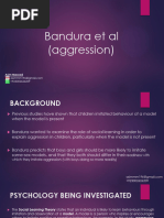 Bandura's 1961 Aggression Study Summary | PDF | Cognition ...