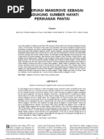 Proposal Penelitian Skripsi Ekosistem Hutan Mangrove