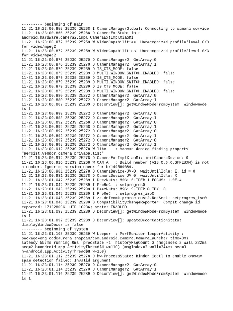 Logcat 1763720580807 | PDF | Computer Science | Operating System Technology