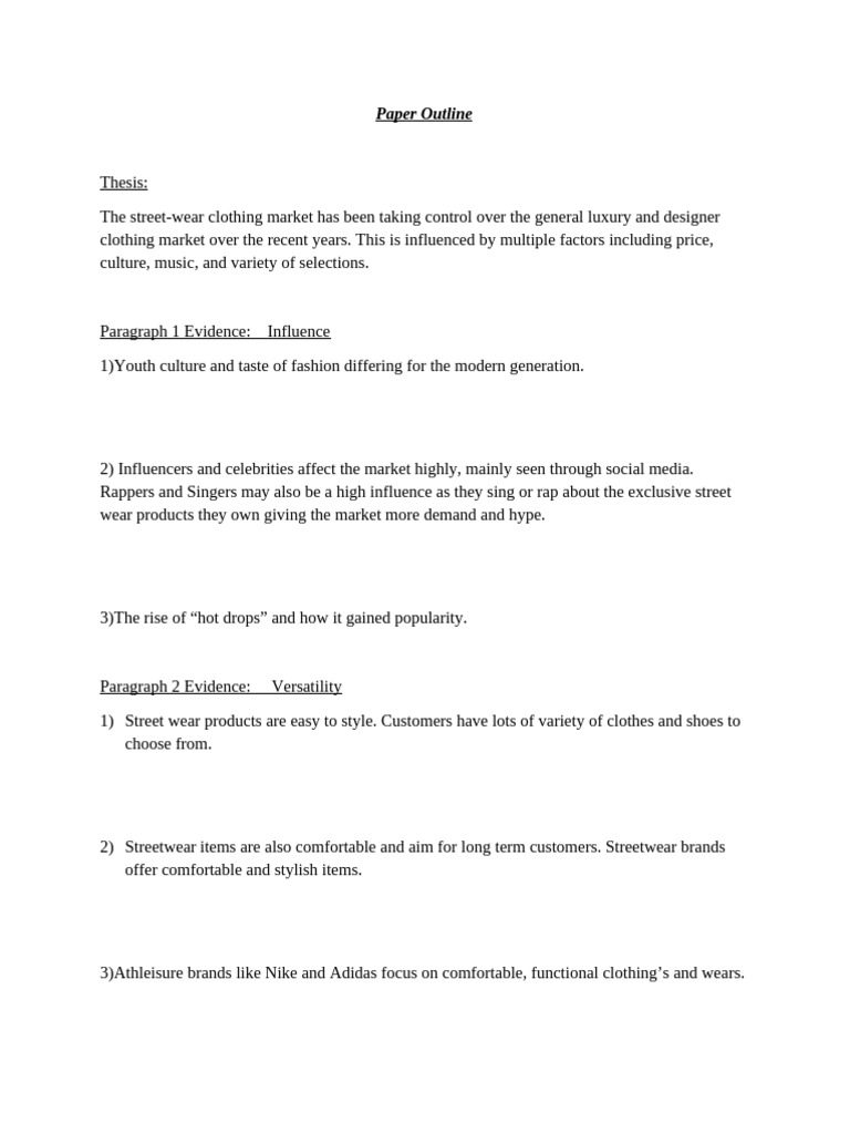 Paper Outline | PDF