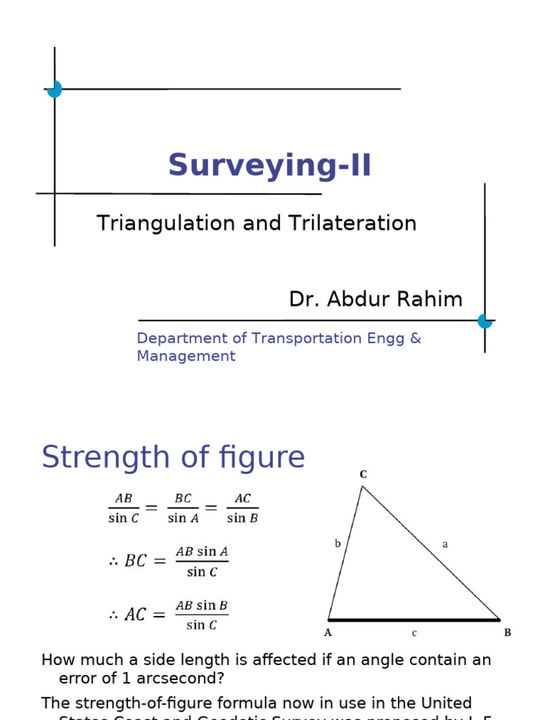 Triangulation Notes | PDF