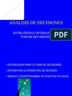 ANALISIS DE DECISIONES