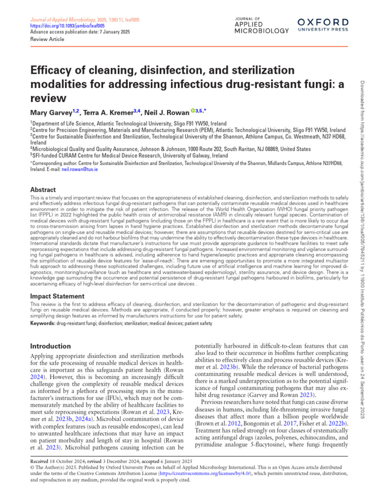 A - 1 - 2025 - Review - Efficacy of Reprocessing Modalities For ...