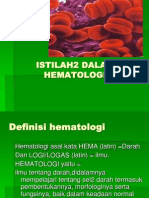 Istilah2 Dalam Hematologi