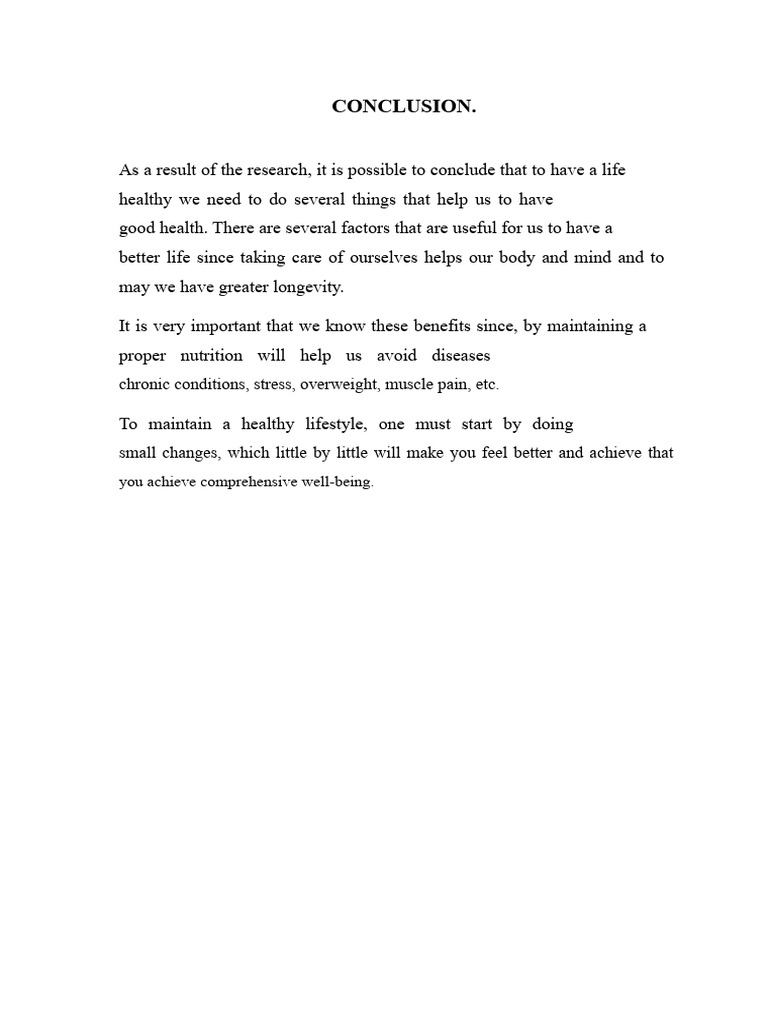 Essentials for a Healthy Lifestyle | PDF