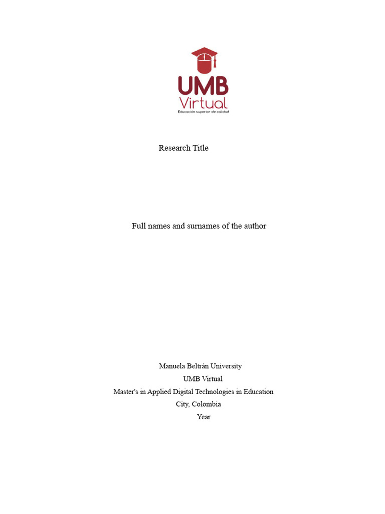 Master's Thesis Template Guide | PDF | Bibliography | Citation