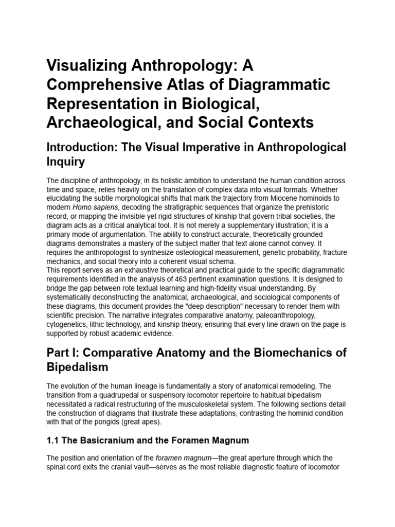 Anthropological Diagrams: A Visual Guide | PDF | Meiosis | Chromosome