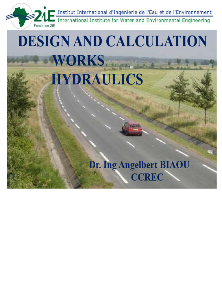 Design and Calculation of Hydraulic Structures - 14 - 06 - 15 | PDF ...