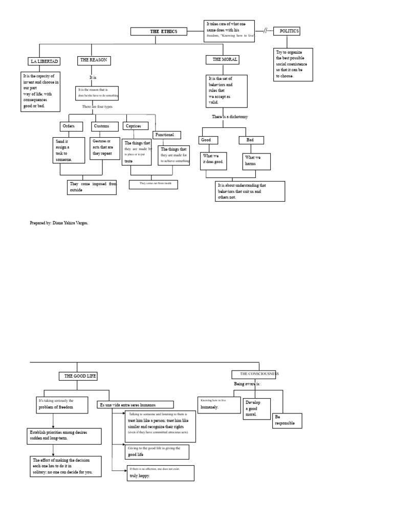 Conceptual Map Ethics For Amador | PDF | Reason | Morality