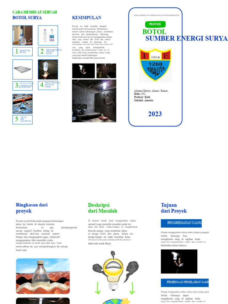 Triptik Botol Solar | PDF