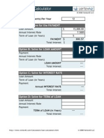 Simple Loan Calculator