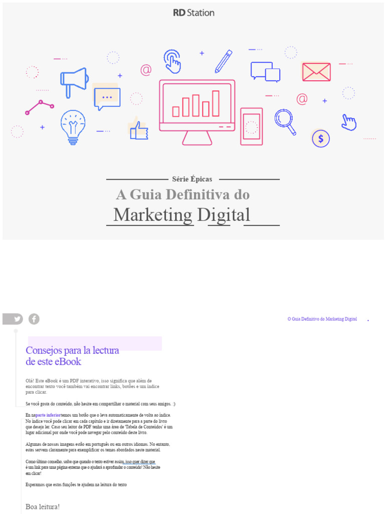 Guia Completa de Marketing Digital | PDF | Marketing | Rede social