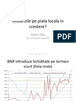 Dobanzile Pe Piata Locala in Crestere?: Florin Citu