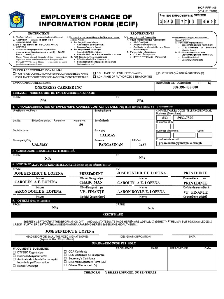 Pab Ibig Ecif | PDF