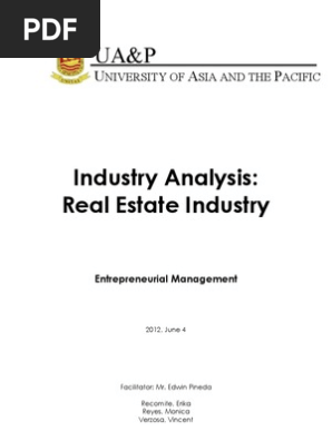 Industry Analysis: Real Estate Industry