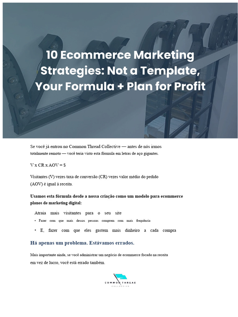 Estratégia de Marketing Digital para Ecommerce | PDF | Marketing | E ...