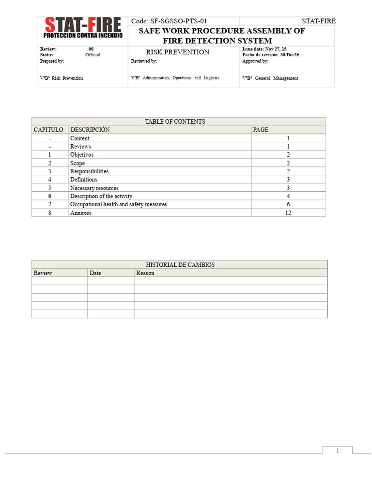 Fire Detection System Assembly Procedure | PDF | Ultraviolet ...
