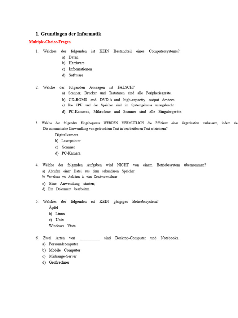 EDPM Multiple-Choice-Test Thema Für Thema | PDF