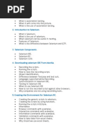 Selenium ToC