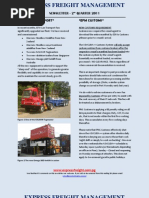 Express Freight Management - 2nd QTR Newsletter June 2011