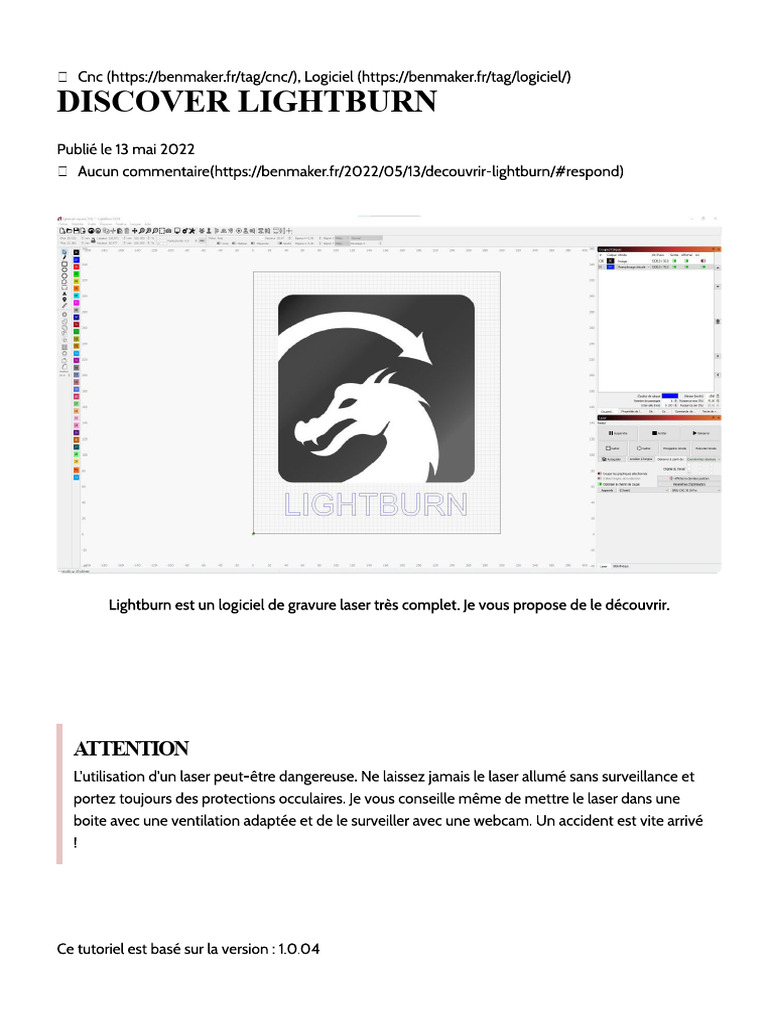 Discover Lightburn - Ben Maker | PDF