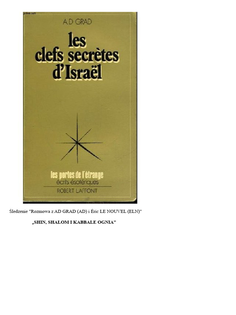 Tajne Klucze Izraela | PDF