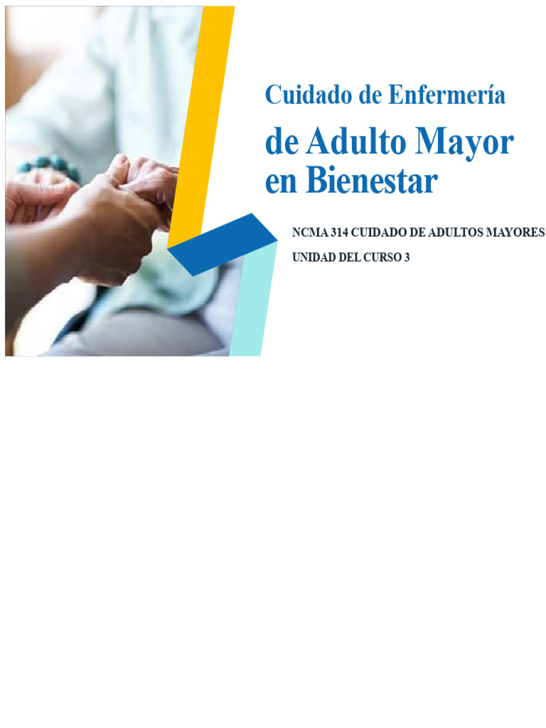 Cuidado de Enfermería de Adultos Mayores en Bienestar | PDF | Vejez ...