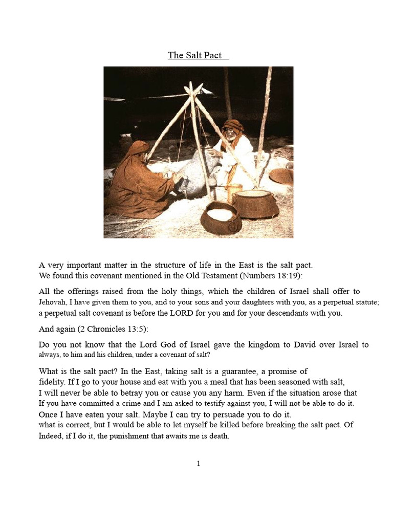The Salt Pact | PDF