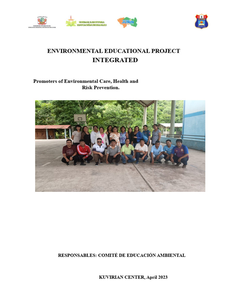 Integrated Environmental Education Plan | PDF