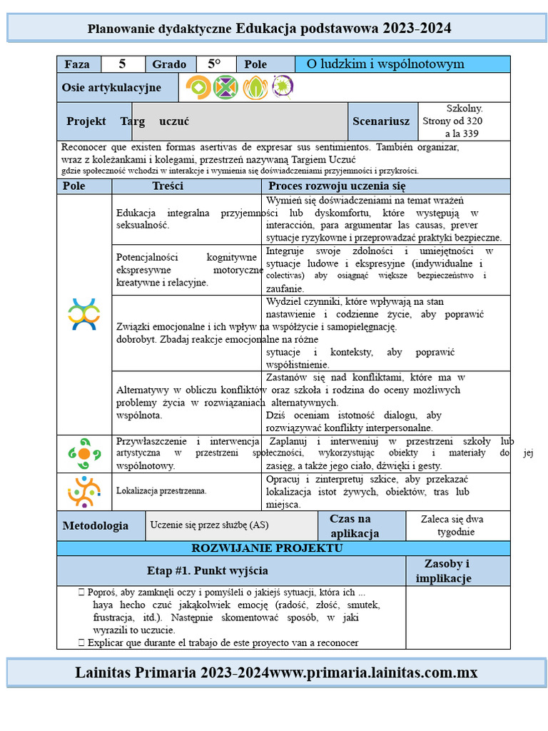 5 Klasa Listopad - 01 Targi Uczuć (2023-2024) | PDF