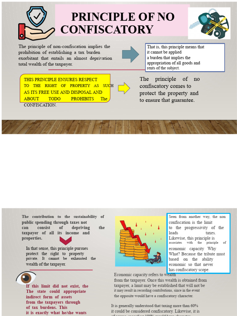 Understanding the Non-Confiscation Principle | PDF | Taxes ...