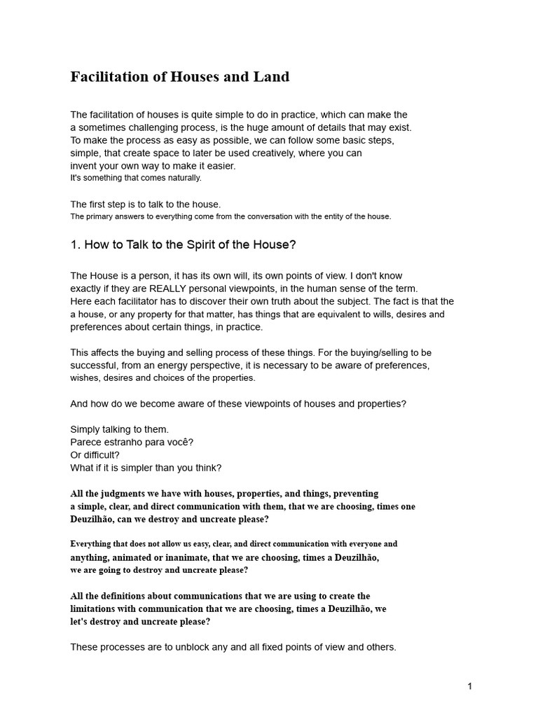 Communicating with Houses for Sales | PDF | Communication | Mind