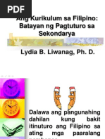 Download Ang Kurikulum Sa Filipino Batayan Ng Pagtuturo Sa Sekondari by Price Aquino SN95530663 doc pdf