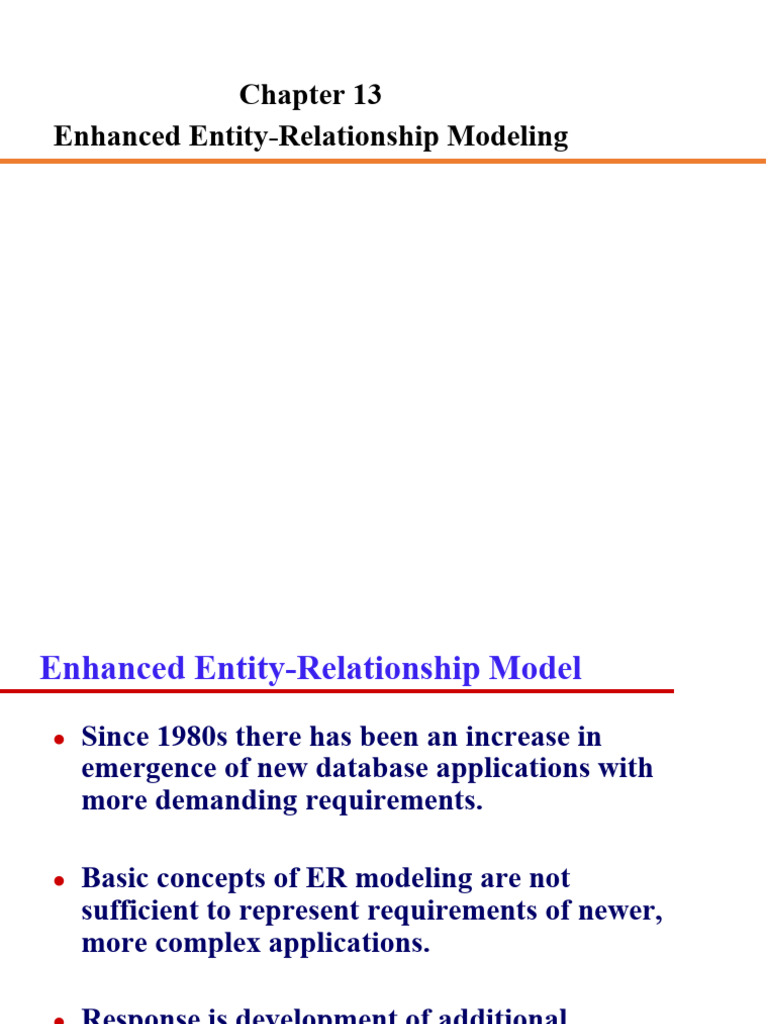 Enhanced Entity-Relationship Modeling Guide | PDF | Inheritance (Object ...