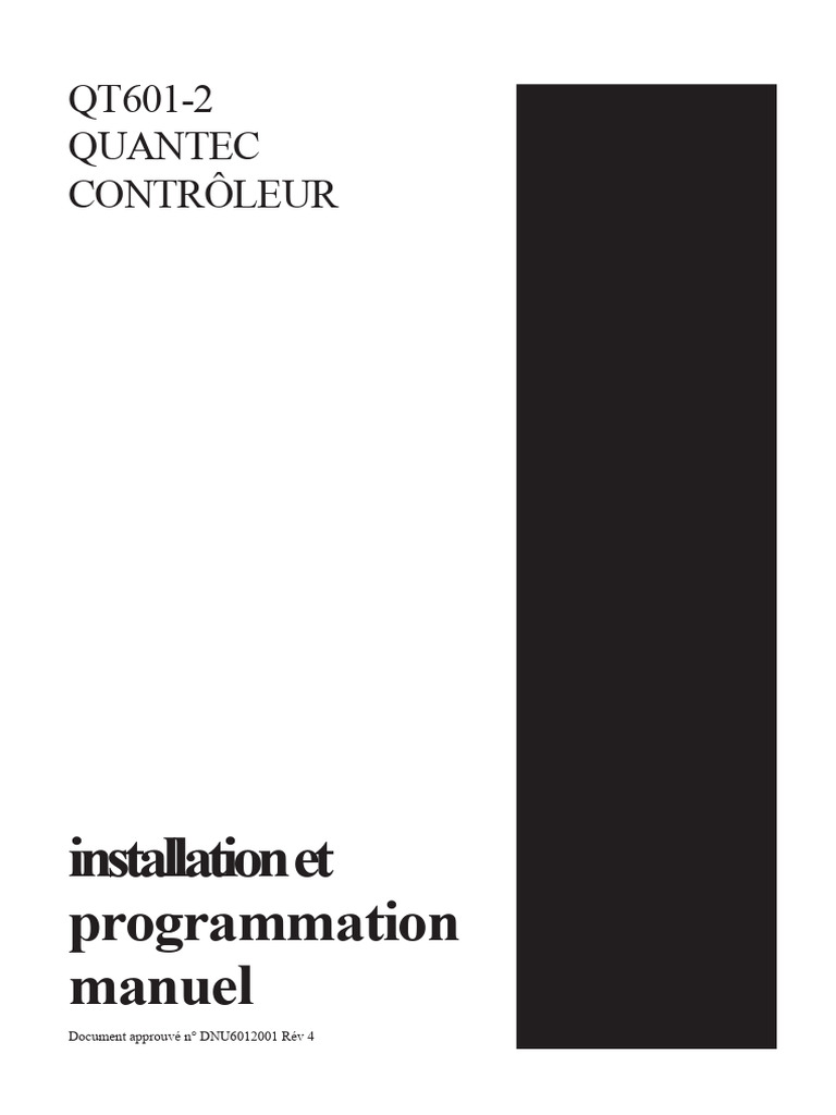 Installation et programmation Quantec | PDF | Logiciel | Application