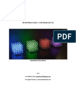 3D LED Matrix 5x5x5 Kit Instructions