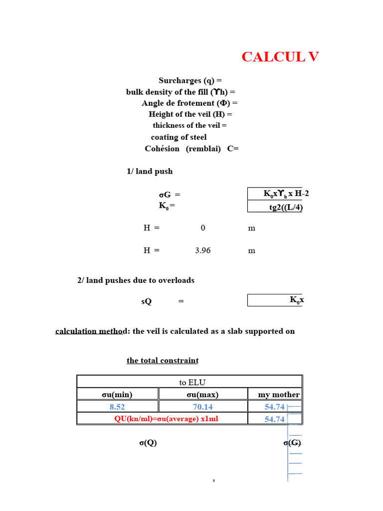Structural Calculation for Slab Reinforcement | PDF | Architectural ...