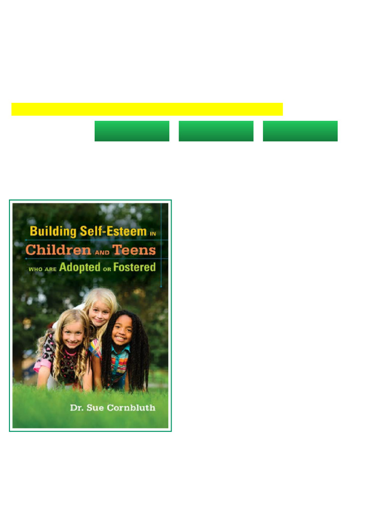 Building Self Esteem in Children and Teens Who Are Adopted or Fostered ...