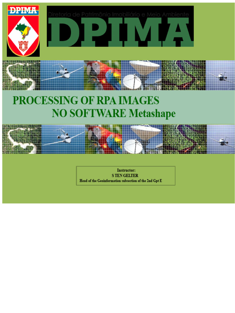 RPA Image Processing with Metashape | PDF | Texture Mapping | Image ...