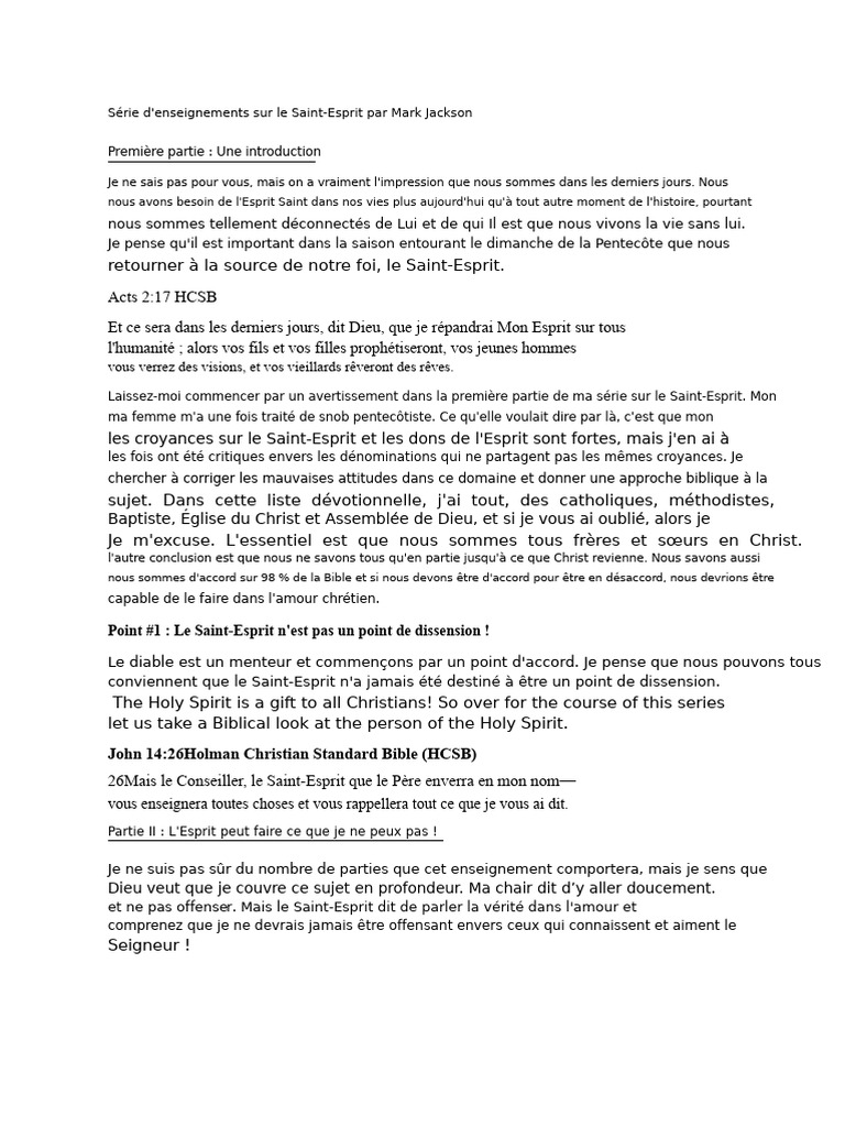 Comprendre le Saint-Esprit aujourd'hui | PDF | Saint-Esprit | Dieu