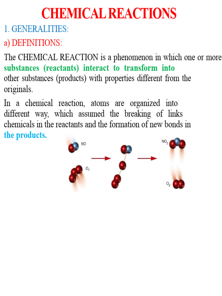 Understanding Chemical Reactions Basics | PDF | Chemical Reactions ...
