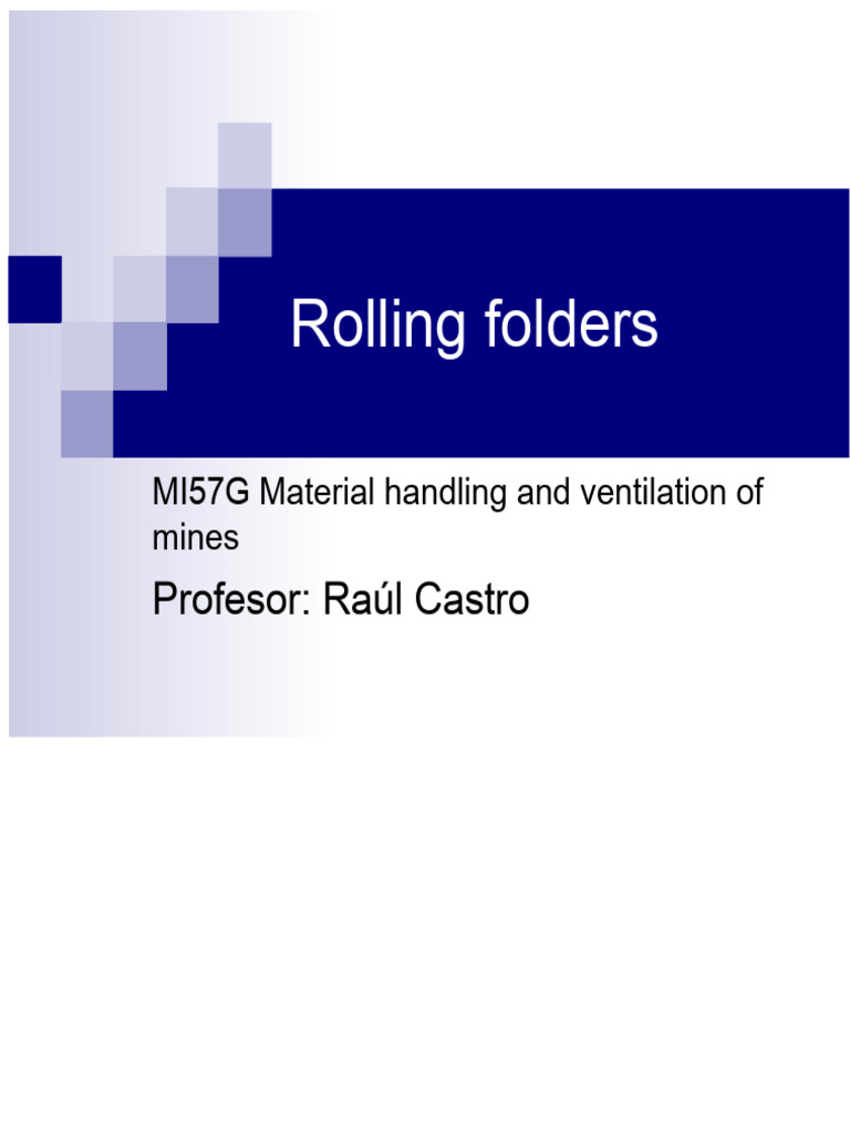 Rolling Folders | PDF | Concrete | Building Materials