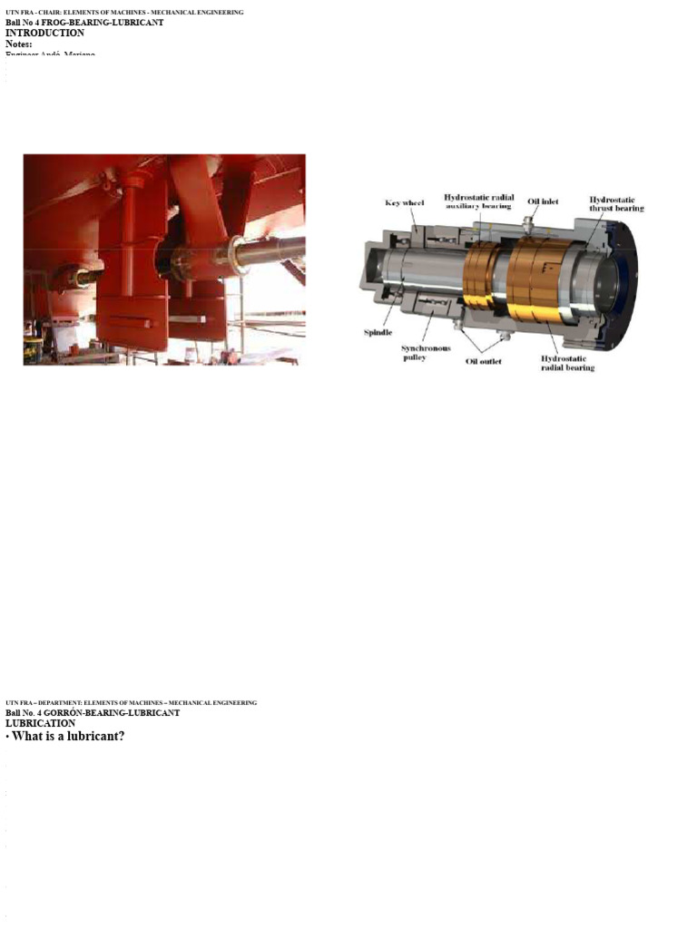 Lubrication Fundamentals in Mechanical Engineering | PDF | Bearing ...