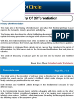 History of Differentiation