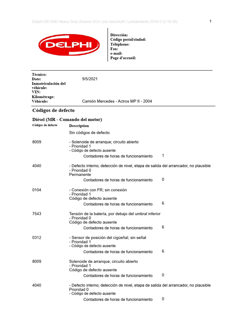 Actros FM 050921 | PDF